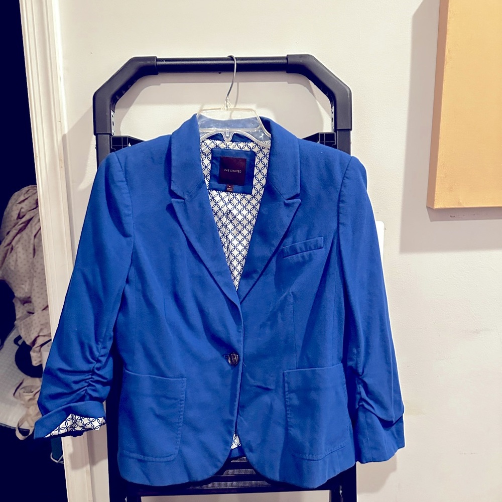 The Limited Blazer - bright blue - sz M